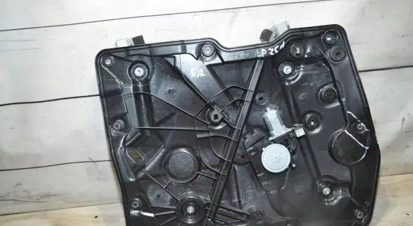 Front door window regulator with motor