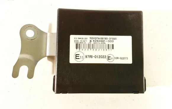 Toyota Corolla Verso AR10 Immobilizer control unit/module 897800F020 626492000
