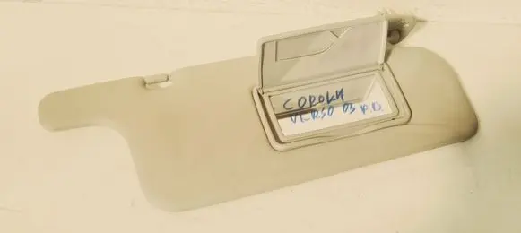 Toyota Corolla Verso E121 Sun visor