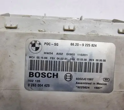 BMW 1 E81 E87 Parking PDC control unit/module 9225824 0263004425 66209225824