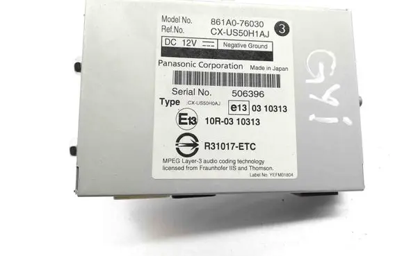 Lexus CT 200H Other devices 861A076030
