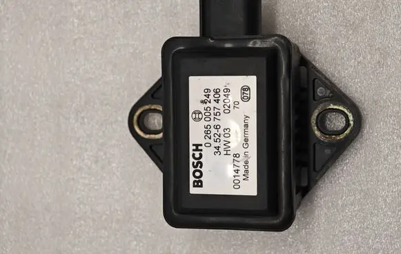 BMW 7 E65 E66 ESP acceleration yaw rate sensor 0265005249 0014778 34526757406