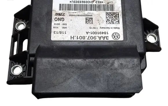 Volkswagen PASSAT B7 Hand brake control module 3AA907801H 18491001A