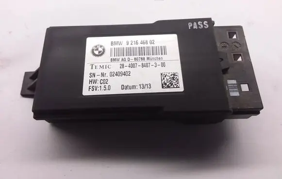 BMW 5 F10 F11 Seat heating relay 921646802 2840078407300