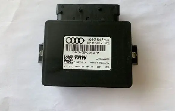 Audi A6 S6 C7 4G Hand brake control module 4H0907801E 4H0907801A