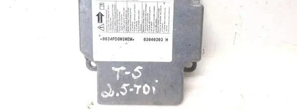 Volkswagen Transporter - Caravelle T5 Airbag control unit/module 1C0909605F