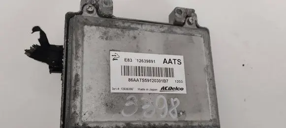 Opel Astra J Engine control unit/module 12639891 12636386 86AATS59120301B7