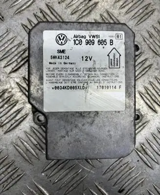 Volkswagen PASSAT B5.5 Airbag control unit/module 1C0909605B 17010114F 5WK43124