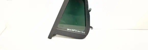 Rear vent window glass