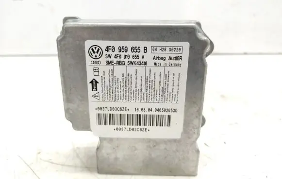 Audi A6 S6 C6 4F Airbag control unit/module 4F0959655B 4F0910655A 5WK43416