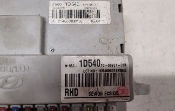 KIA Carens II Fuse module 919501D540 1006907003 1D5400609120032