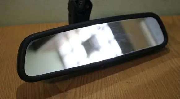 BMW 5 E60 E61 Rear view mirror (interior) 913445901