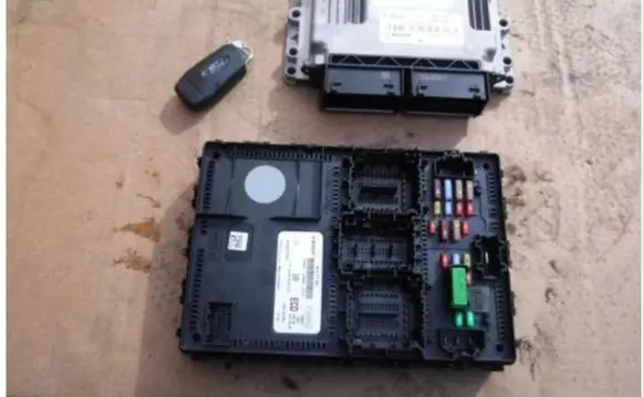 Ford Fiesta Engine ECU kit and lock set 12A650 15604