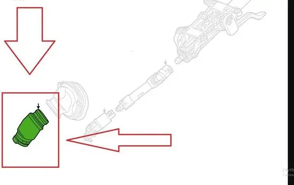 Opel Insignia B Steering wheel column trim 84389436