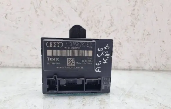 Audi A6 S6 C6 4F Door control unit/module 4F0959795E