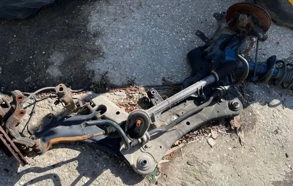 Renault Kangoo II Front suspension assembly kit set 
