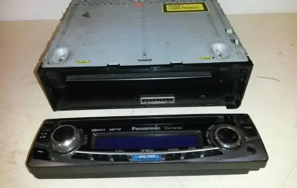 Citroen Nemo Radio/CD/DVD/GPS head unit PANASONIC CQC1475N MP3