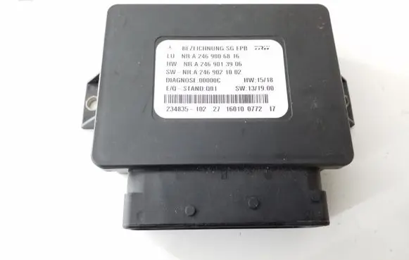 Mercedes-Benz B W246 W242 Hand brake control module A2469006816 A2469013906 A2469011002