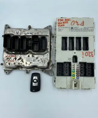 BMW 3 F30 F35 F31 Engine ECU kit and lock set 9303546 8606306 7590512862