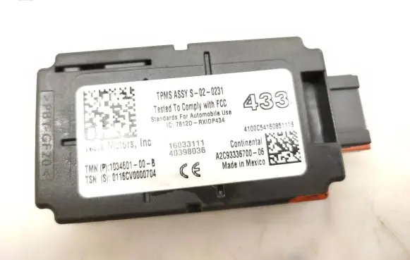 Tesla Model S Tire pressure control unit 103460100B