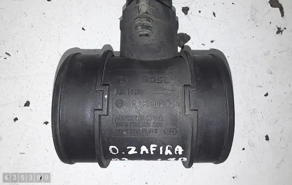 Opel Zafira A Mass air flow meter 0281002428