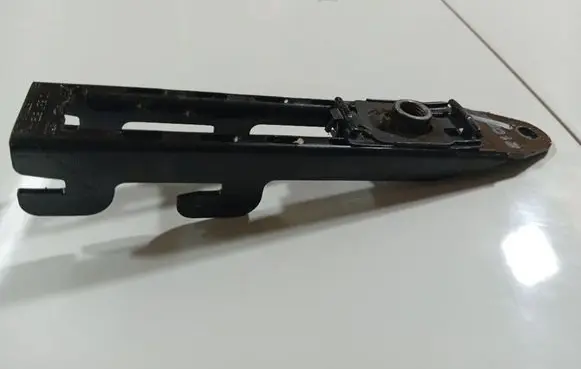 Volkswagen Sharan Seat belt adjustment rail 7M0857819A