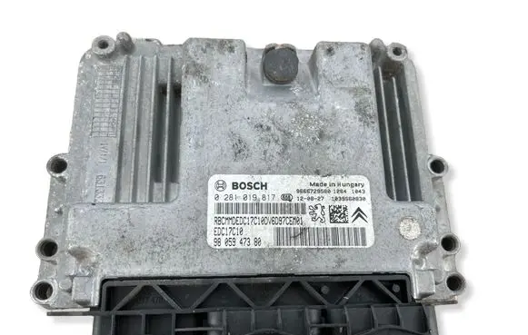 Citroen C4 Cactus Engine control unit/module 9666729580 9805947380 0281019817