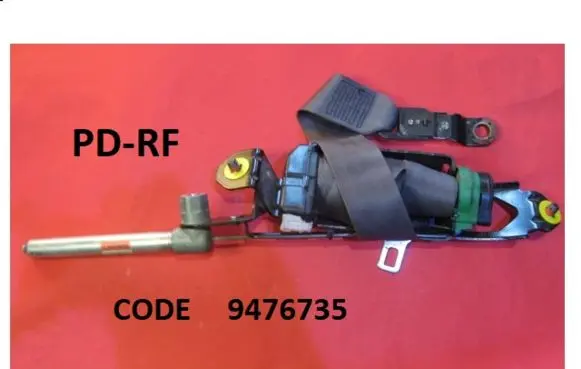 Volvo S80 Front seatbelt 9476735