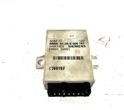 BMW 3 E46 Tow bar trailer control unit/module 6908767 61356908767