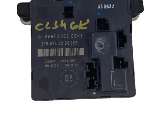 Mercedes-Benz CLS C218 X218 Door control unit/module A2198200226