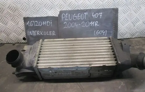 Peugeot 407 Intercooler radiator 9645682880