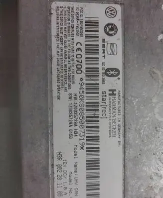 Skoda Octavia Mk2 (1Z) Other control units/modules 1Z0035729A
