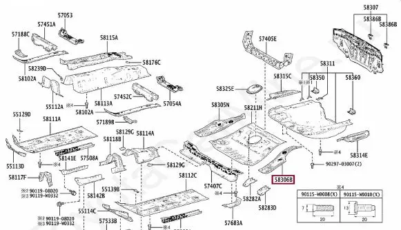 Toyota Corolla E210 E21 Central body control module 58306-F4012
