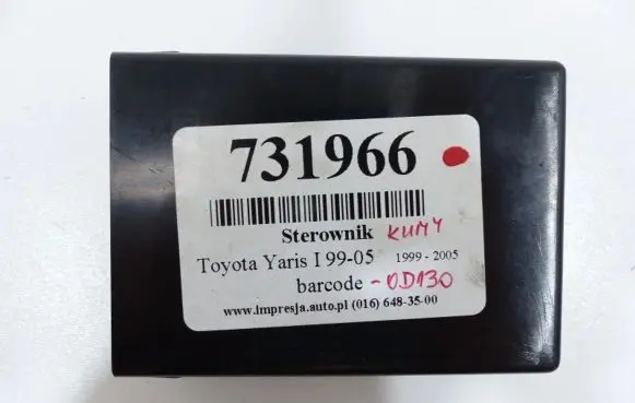 Toyota Yaris Central body control module IMPRK731966
