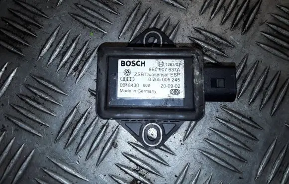 Audi A4 S4 B6 8E 8H ESP acceleration yaw rate sensor 0265005245 8E0907637A