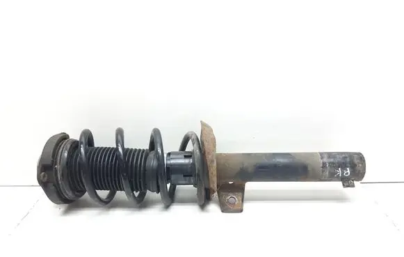 Front shock absorber with coil spring