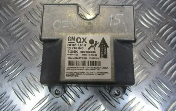 Opel Zafira B Airbag control unit/module 13246046