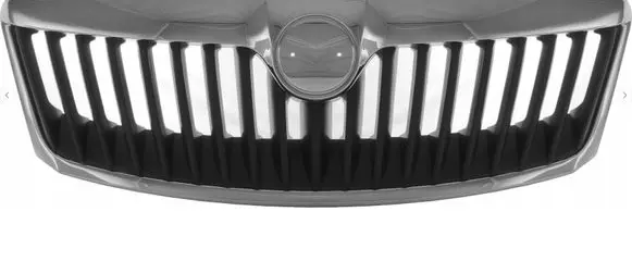Skoda Octavia Mk2 (1Z) Front bumper upper radiator grill 1Z0853661A