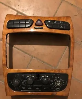 Mercedes-Benz CLK A209 C209 Climate control/heater control trim A2096801239 02100928b