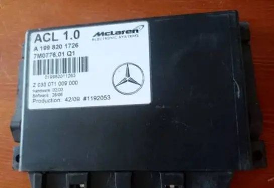 Mercedes-Benz SLR McLaren C199 Hand brake control module A1998201726