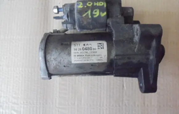 Citroen Jumper Starter motor 9826048080