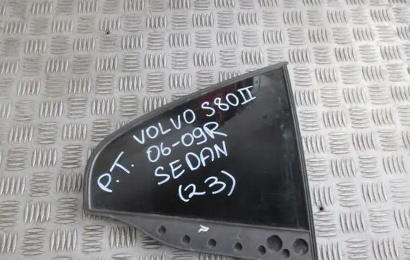 Volvo S80 Rear vent window glass 30779889