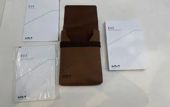 KIA EV3 Owners service history hand book