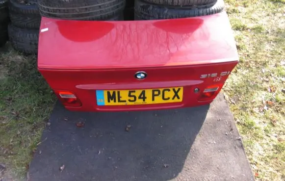 BMW 8 G15 Tailgate/trunk/boot lid