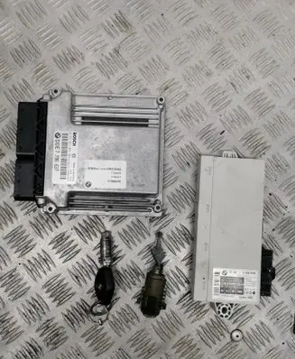 BMW 5 E60 E61 Engine ECU kit and lock set 1039S07463 0281012091 7796637