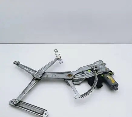 Opel Corsa D Front door window regulator with motor 0130821769