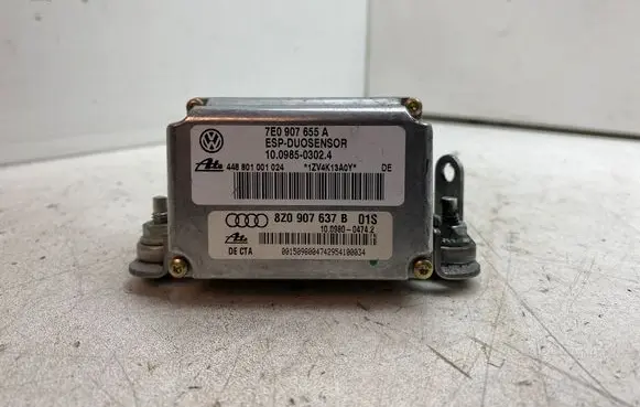 Audi A2 ESP acceleration yaw rate sensor 8Z0907637B 7E0907655A