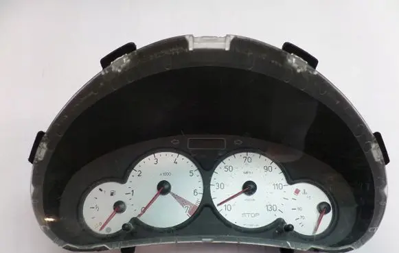 Peugeot 206 Speedometer (instrument cluster) 9655976980