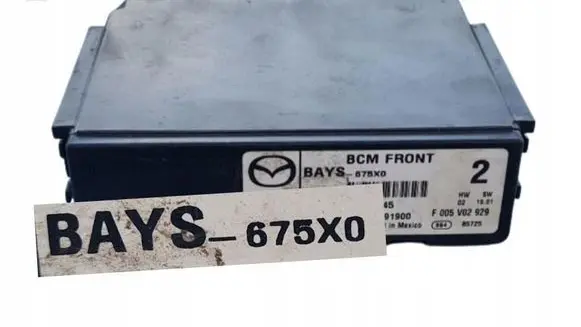 Mazda 3 III Other control units/modules BAYS675X0