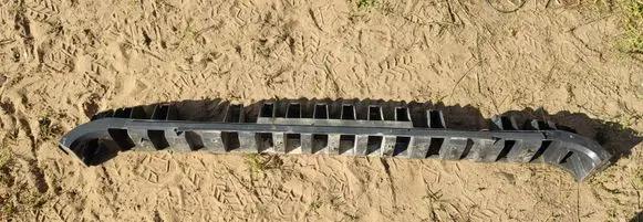 Rear bumper support beam